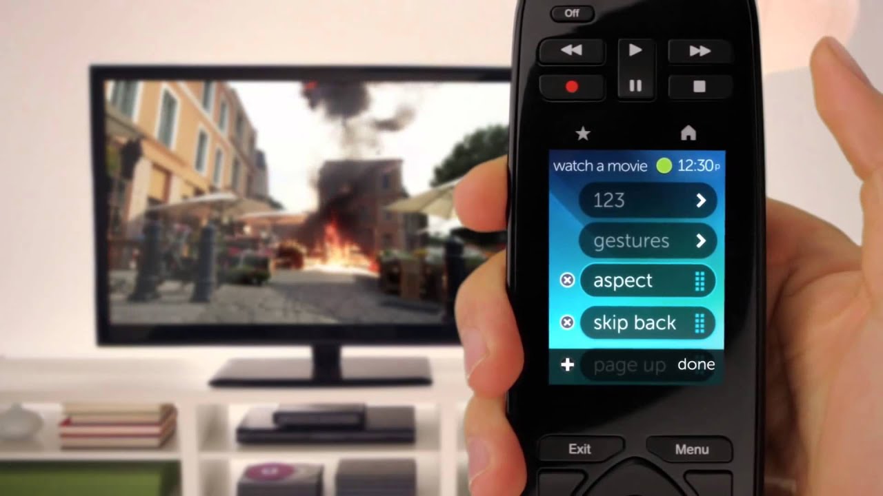 Setting Up the Logitech Harmony Touch Remote