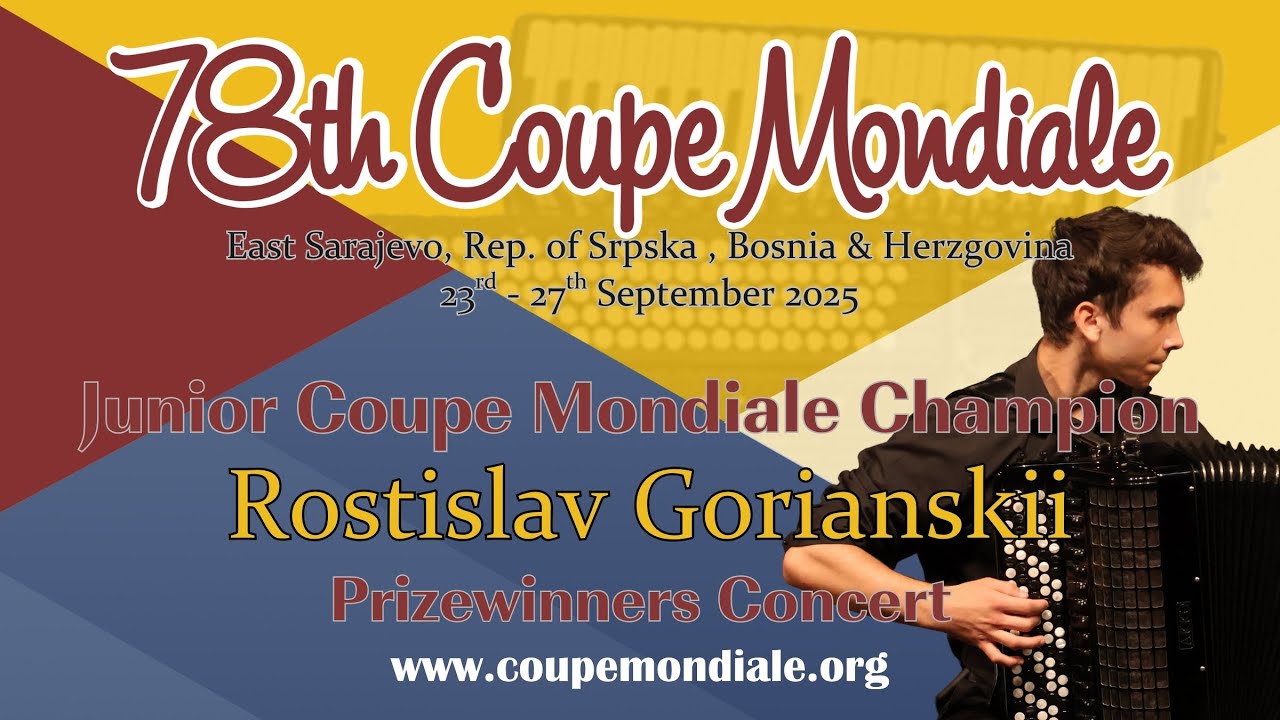 Toccata by I. Dorodnov - Rostislav Gorianskii - Junior Coupe Mondiale Champion - Coupe Mondiale 2025