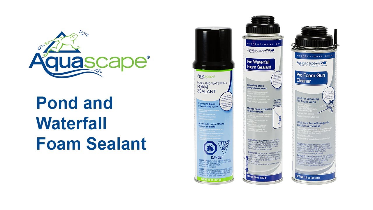 Pond and Waterfall Foam Sealant
