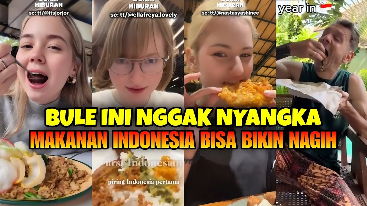 Bule Ini Nggak Nyangka Makanan Indonesia Bisa Bikin Nagih