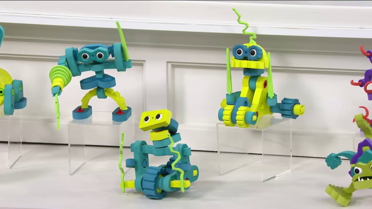 Bloco Robot & Monster 500 Piece Foam Building Set on QVC