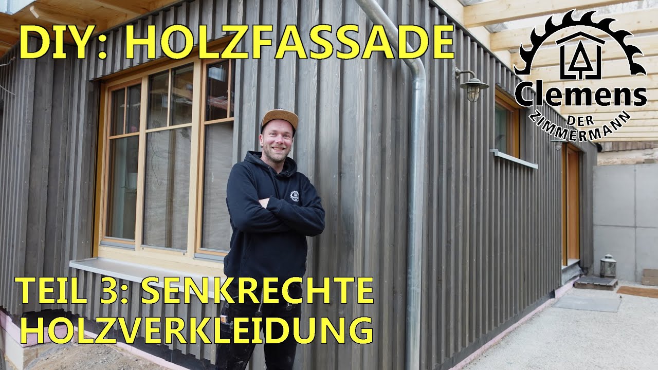 Holzfassade selber machen - Teil 3: Senkrechte Verschalung - Das müsst Ihr beachten!!! 📐📏