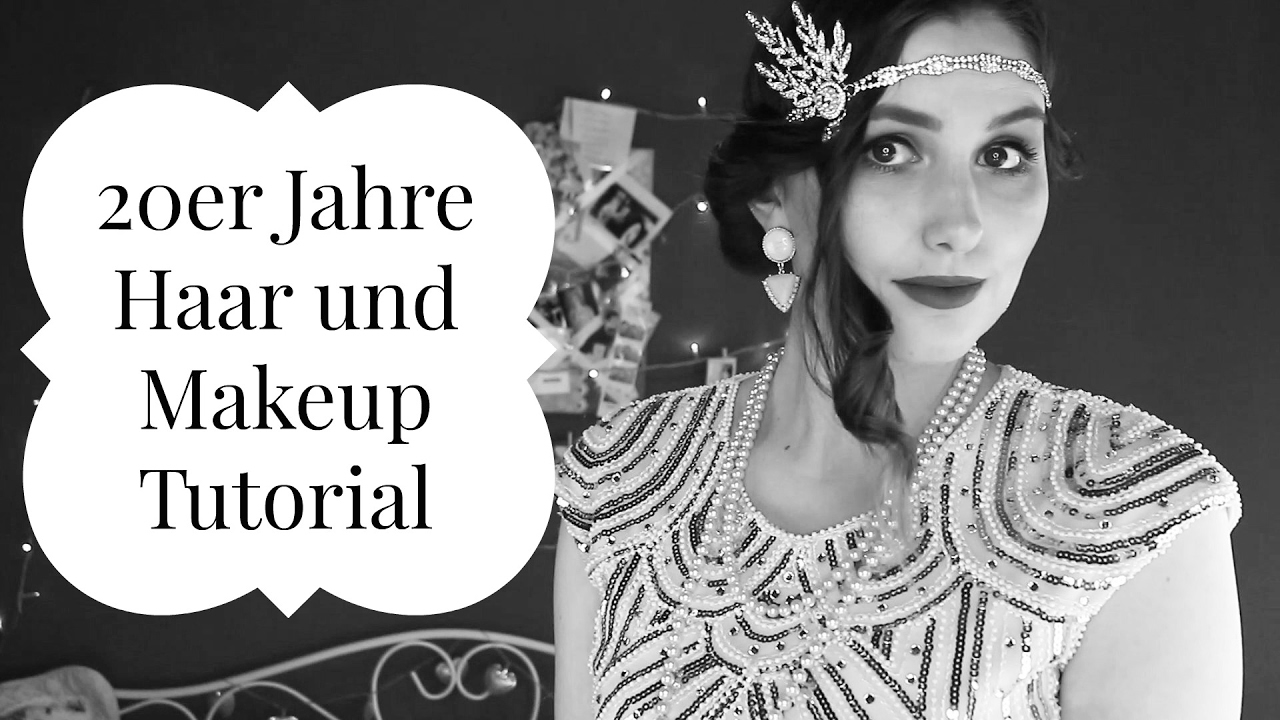 20er Jahre Gatsby Inspired Hair & Makeup Tutorial - Karneval/Fasching Outfit Idee