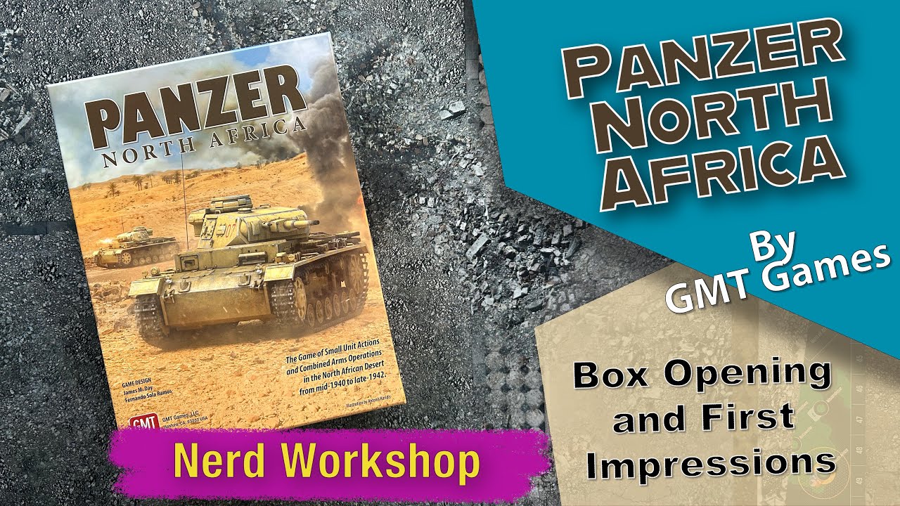GMT Games - Panzer North Africa - Первый взгляд