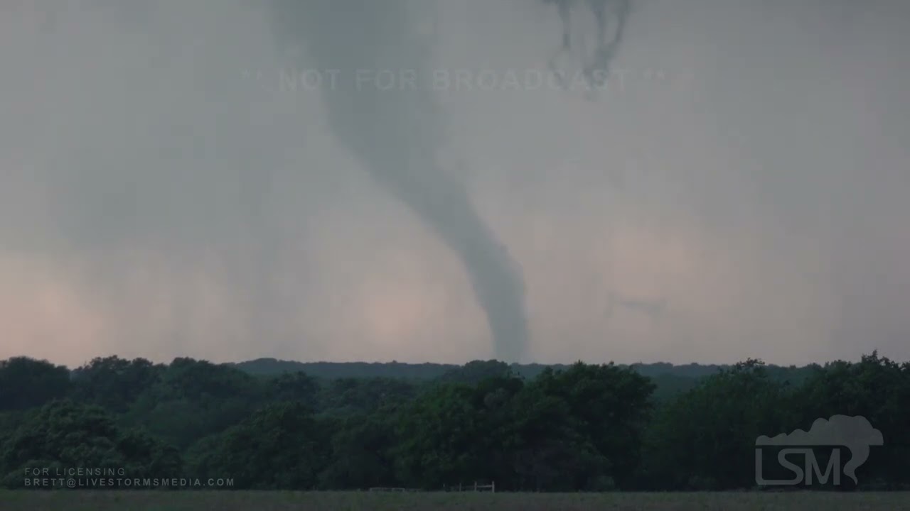 05-03-2021 Forreston, TX - Tornado and 18 Wheelers Thrown From Highway