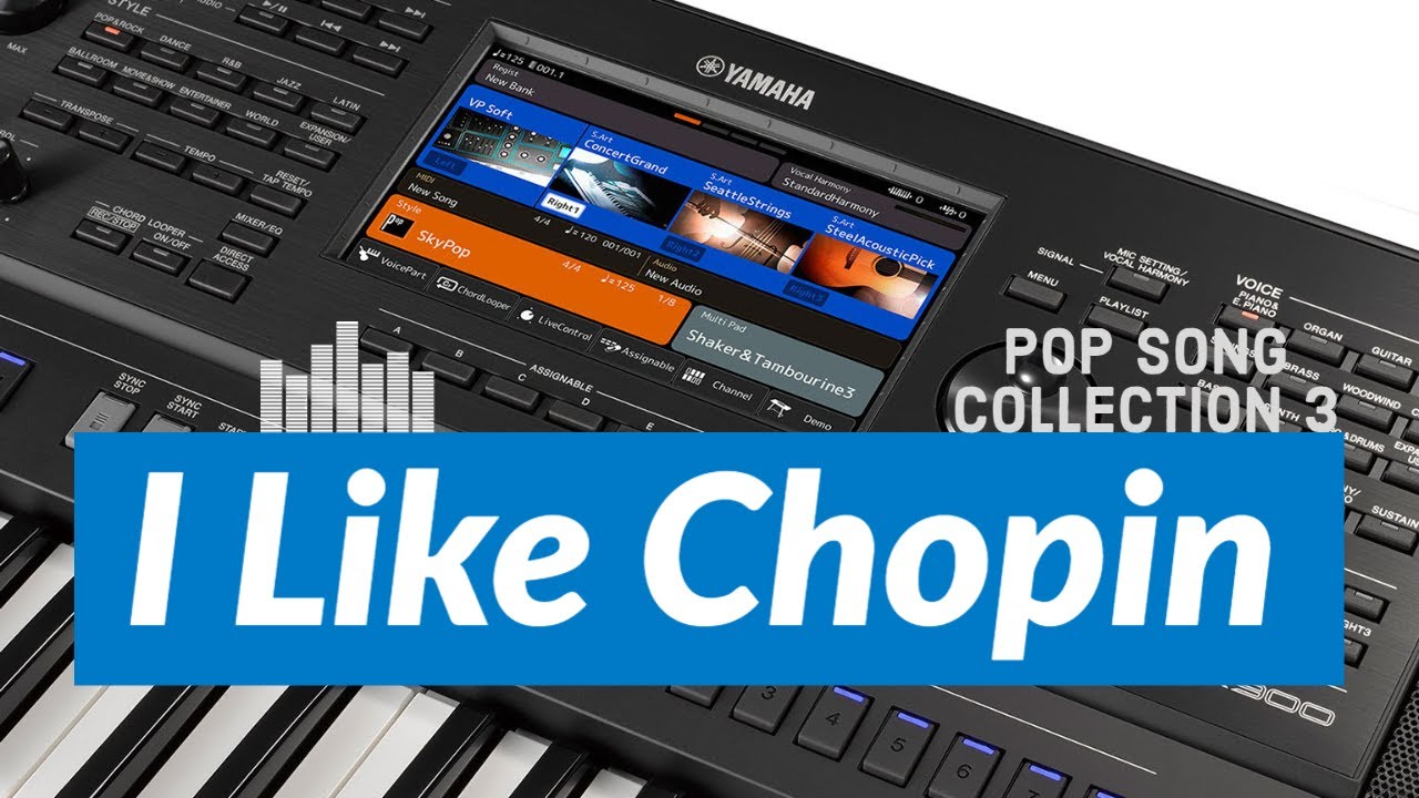 I Like Chopin ( Gazebo)| Keyboard Cover on Yamaha Genos