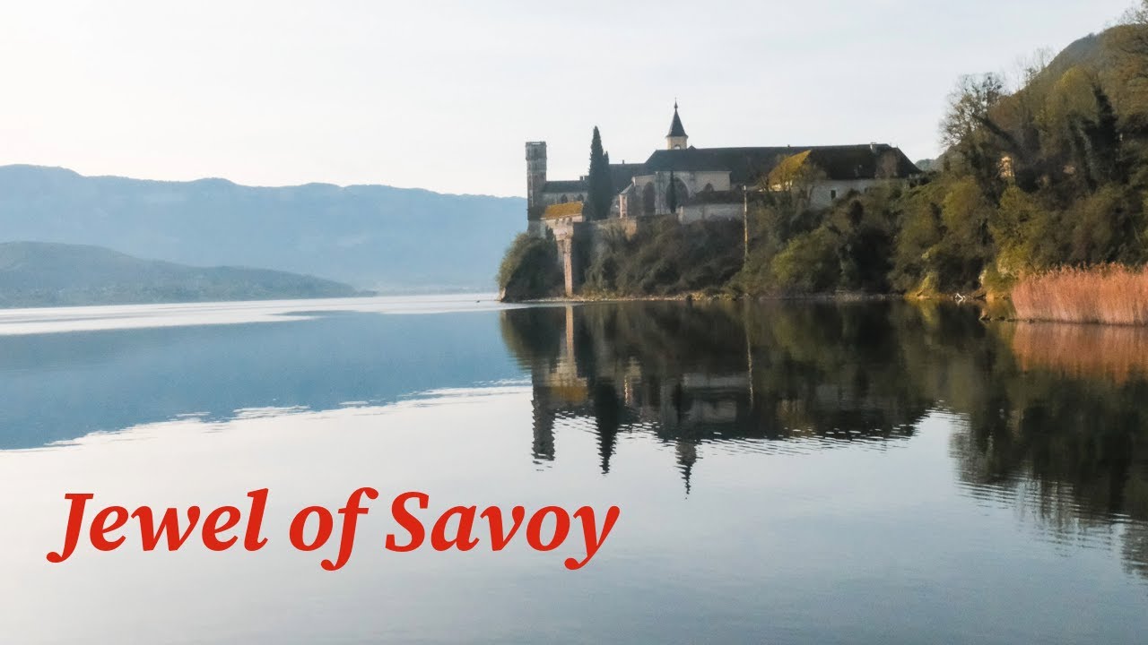 Hautecombe Abbey built around 1139, with help of the Counts of Savoy / Lake Bourget, Savoy, France