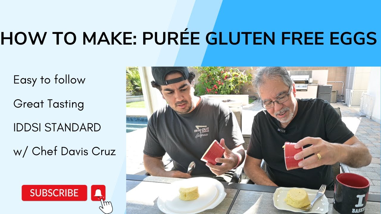 Dysphagia Diet Challenge Part 2: Purée Gluten Free Eggs!!