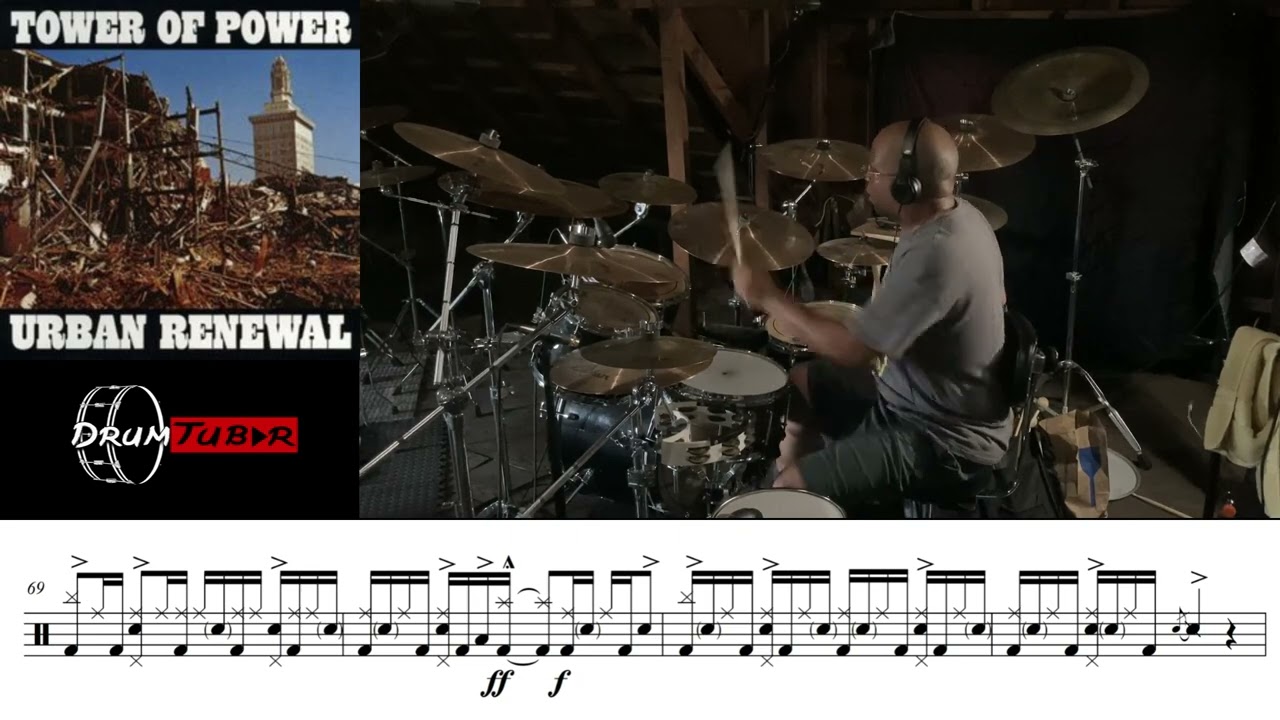 Tower of Power - Only So Much Oil in the Ground (with drum music) (Drum Cover) [Studio Version]