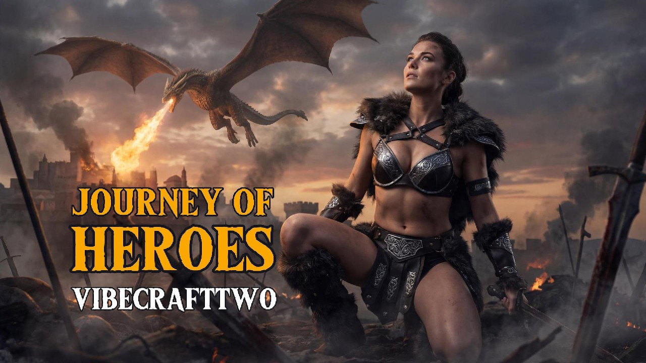 Journey of Heroes 🎸🛡️⚔️🔥🎵 Rise of the Metal Legends - for Epic Work, Hero Gaming, Legendary Study