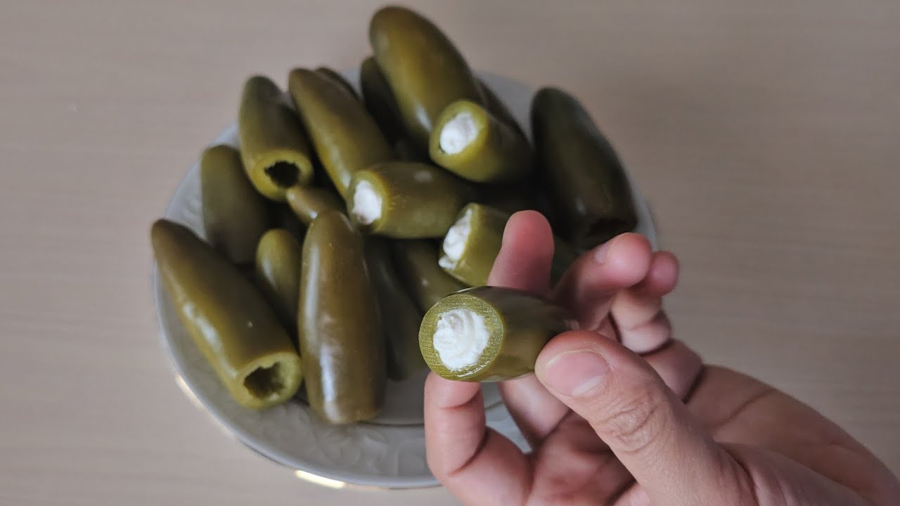 ‼️PEYNİR DOLGULU JALEPENO🌶 BİBER TURŞUSU