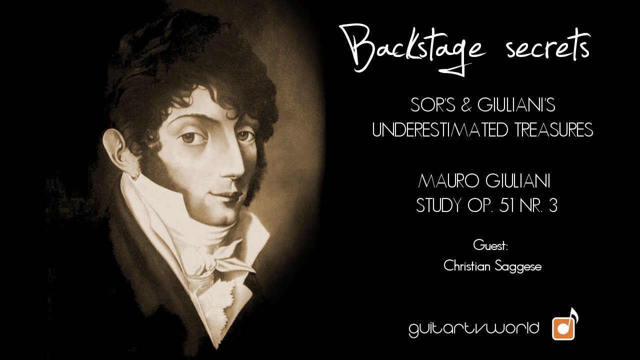 Backstage secrets: Christian Saggese plays Giuliani's Study Op 51 No 3