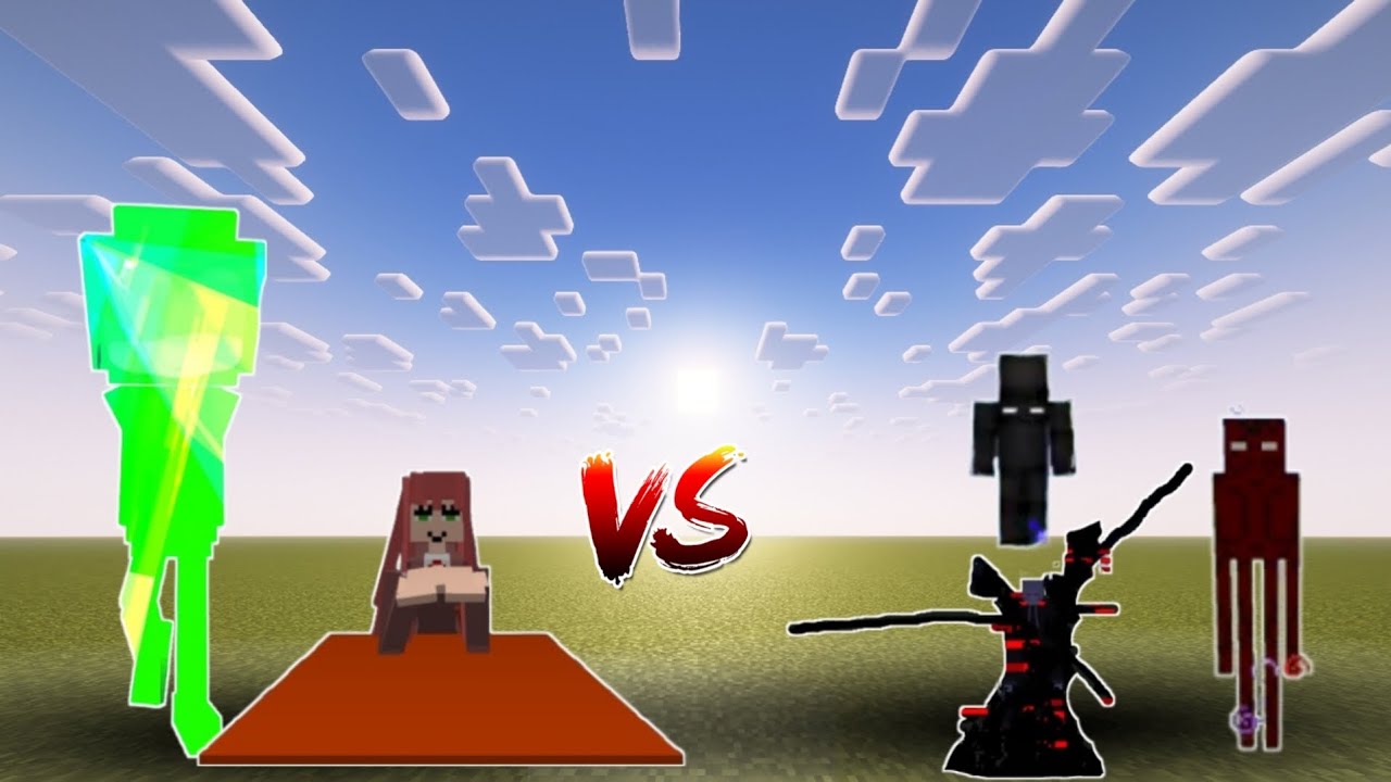 INFINITE SOUL ABYSS AND MONIKA vs KOUKI MOBS!