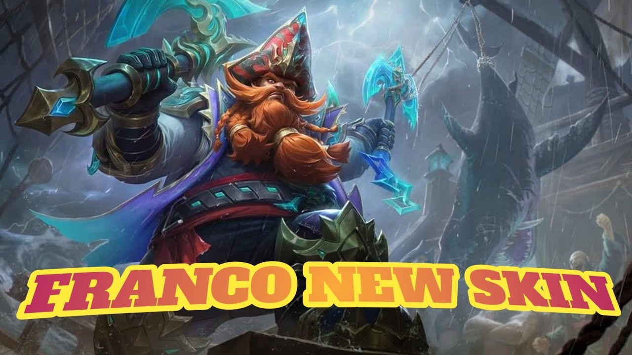 GAMEPLAY FRANCO NEW SKIN SPECIAL SOLO RANK MOBILE LEGENDS 