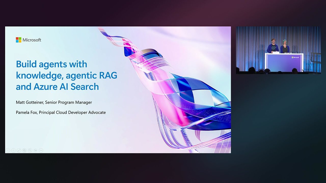 Build agents with knowledge, agentic RAG and Azure AI Search | BRK193