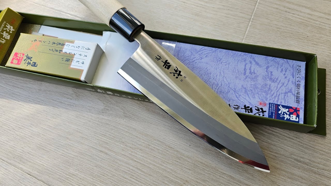 Деба Fuji: односторонняя заточка японского ножа в две штанги на новом ZAG MAX