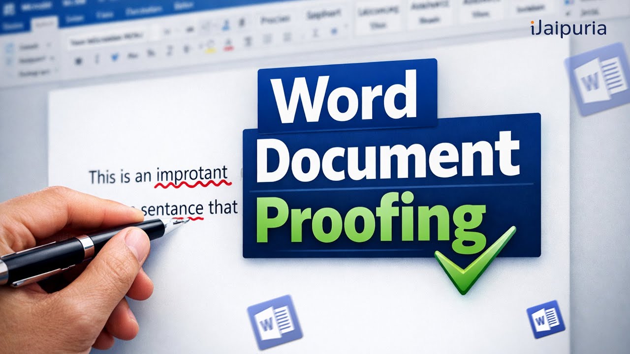 Proofing Tools in Microsoft Word | Spelling, Grammar, AutoCorrect & More