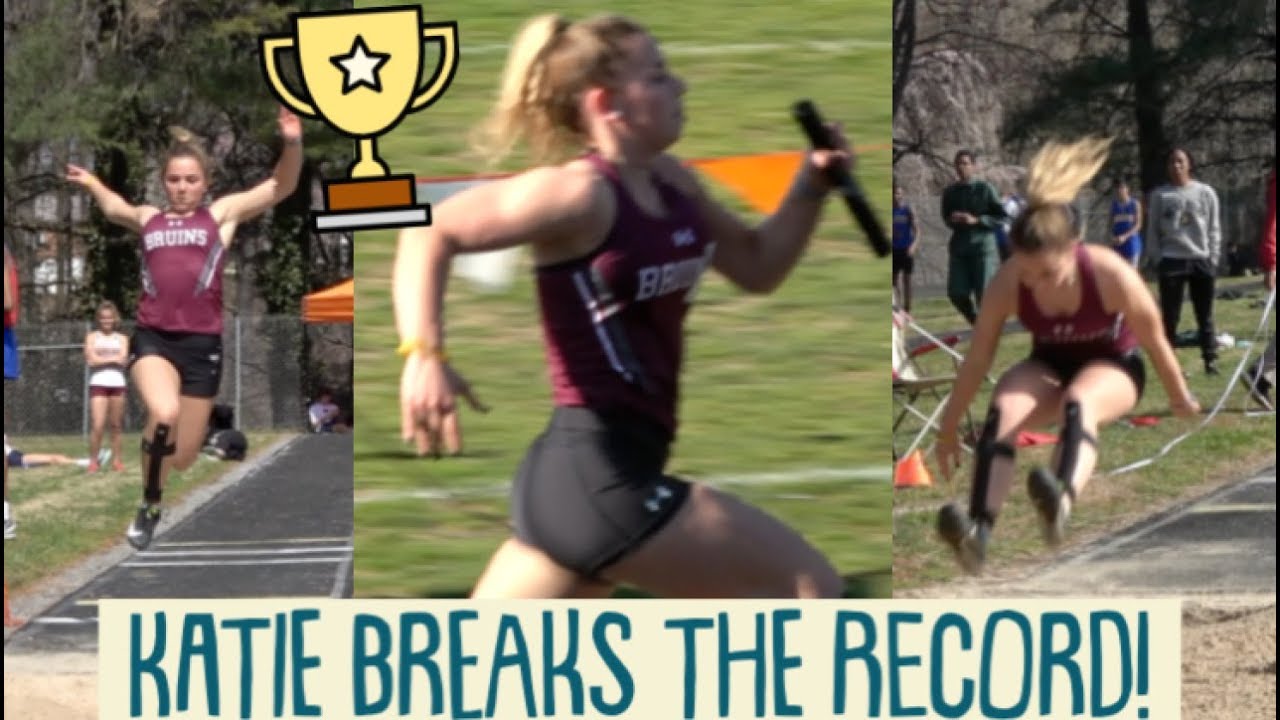 It's Breaking the Record at Her High School Track Meet!