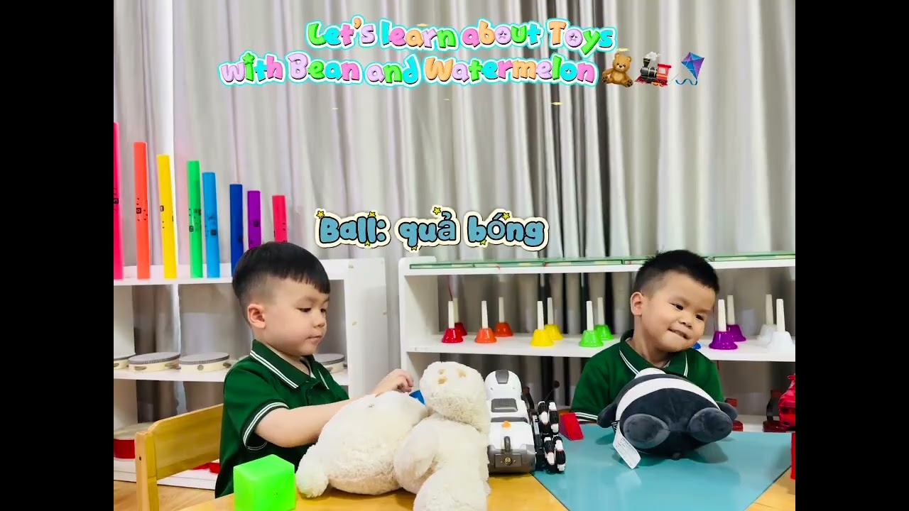 Cùng học tiếng Anh chủ đề Đồ chơi - HỆ THỐNG MẦM NON IQ HẠ LONG