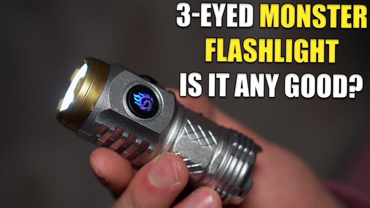 Three-Eyed Monster Mini Flashlight Genuine Review - Is It Really That Powerful? Test