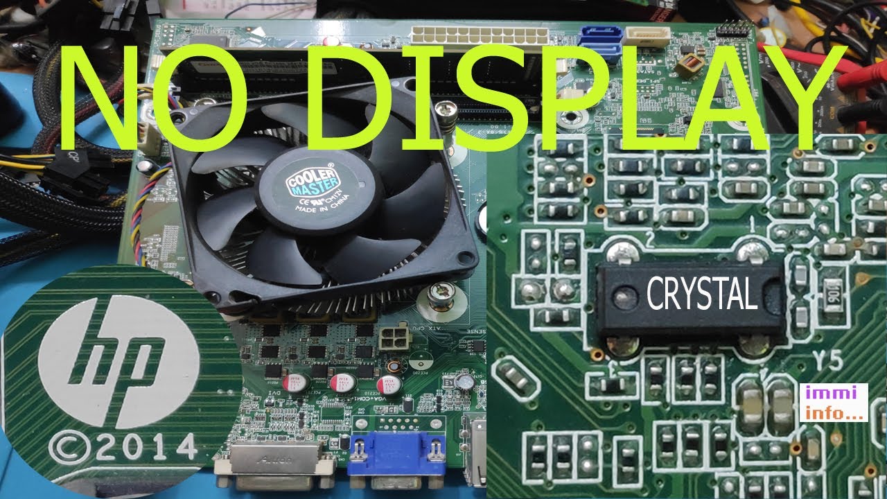 HP FX ISB 8X 3 NO DISPLAY PROBLEM SOLUTION