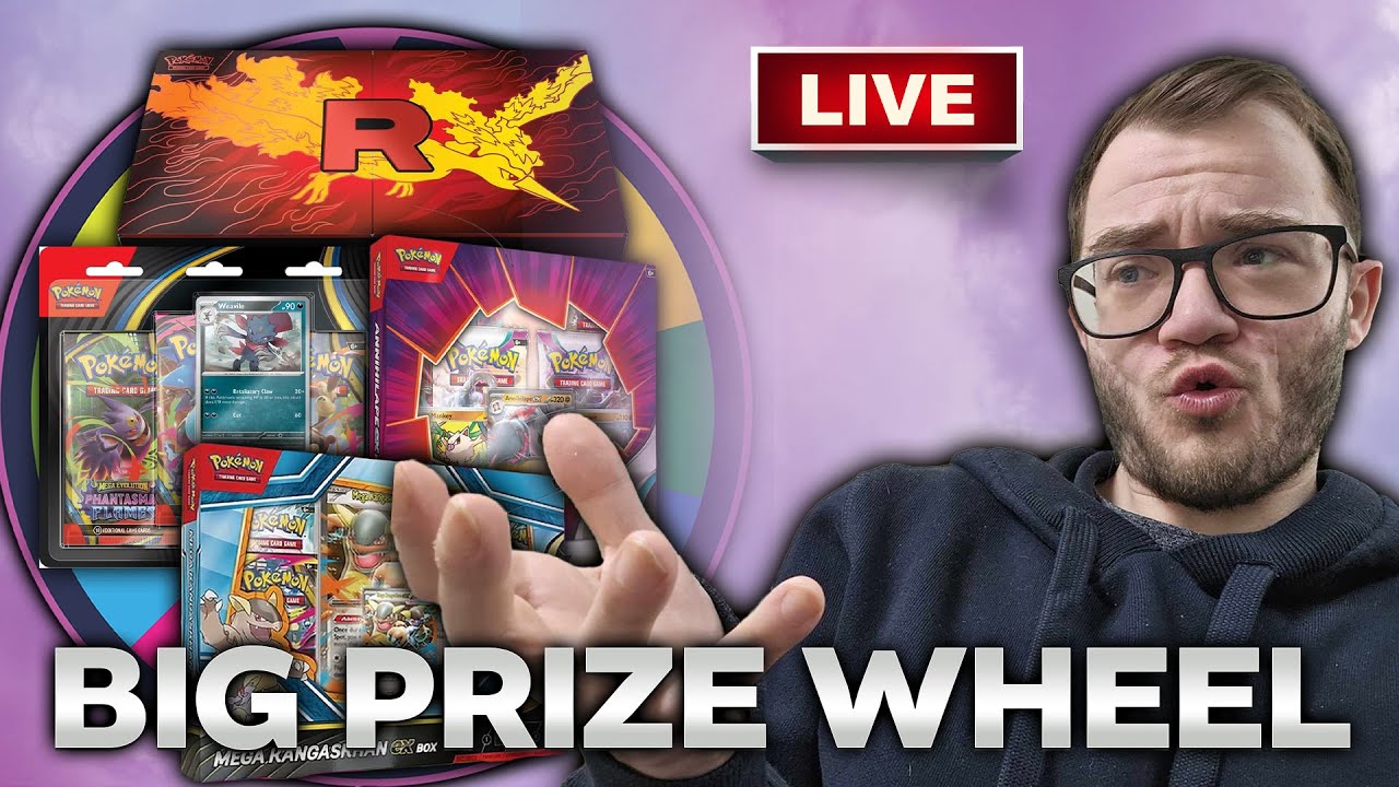 CAN YOU WIN THE TOP PRIZE? BIG POKEMON PRIZE WHEEL
