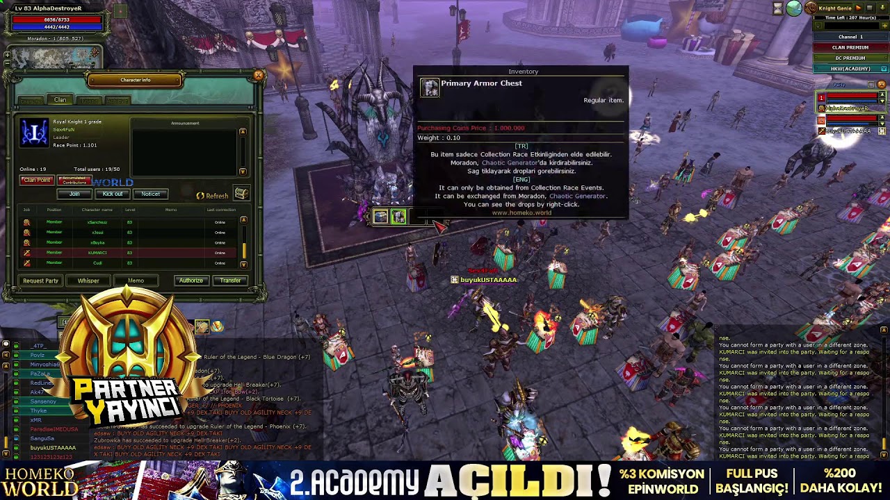 HomekoWorld   Açıldı! | DÜNYANIN EN İYİ SERVERI | #1 PVP | #ko #Homekoworld