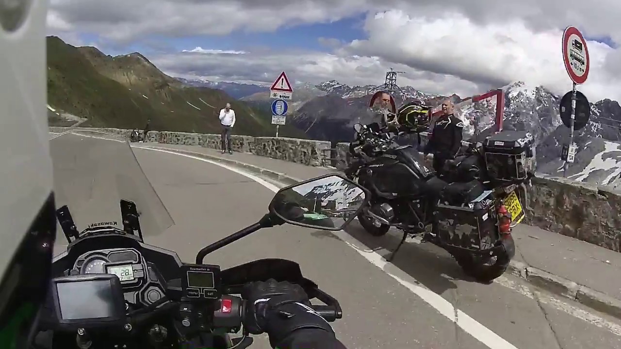 Stelvio Pass on a Kawasaki Versys 1000
