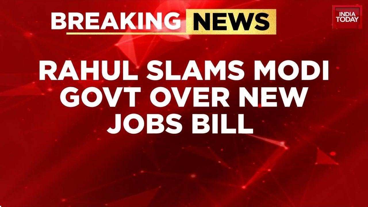 Rahul Gandhi Slams Modi Govt&rsquo;s New VB-G RAM-G Bill Replacing MGNREGA