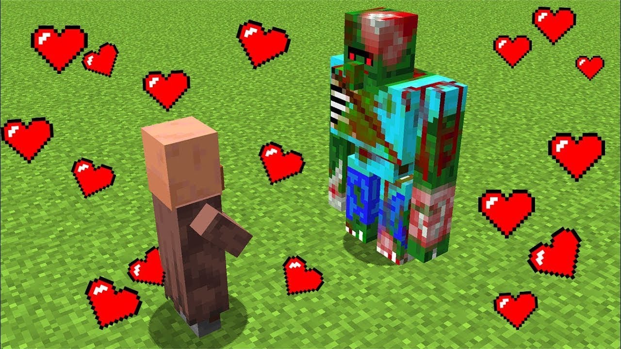 villager ❤️ zombie golem villager
