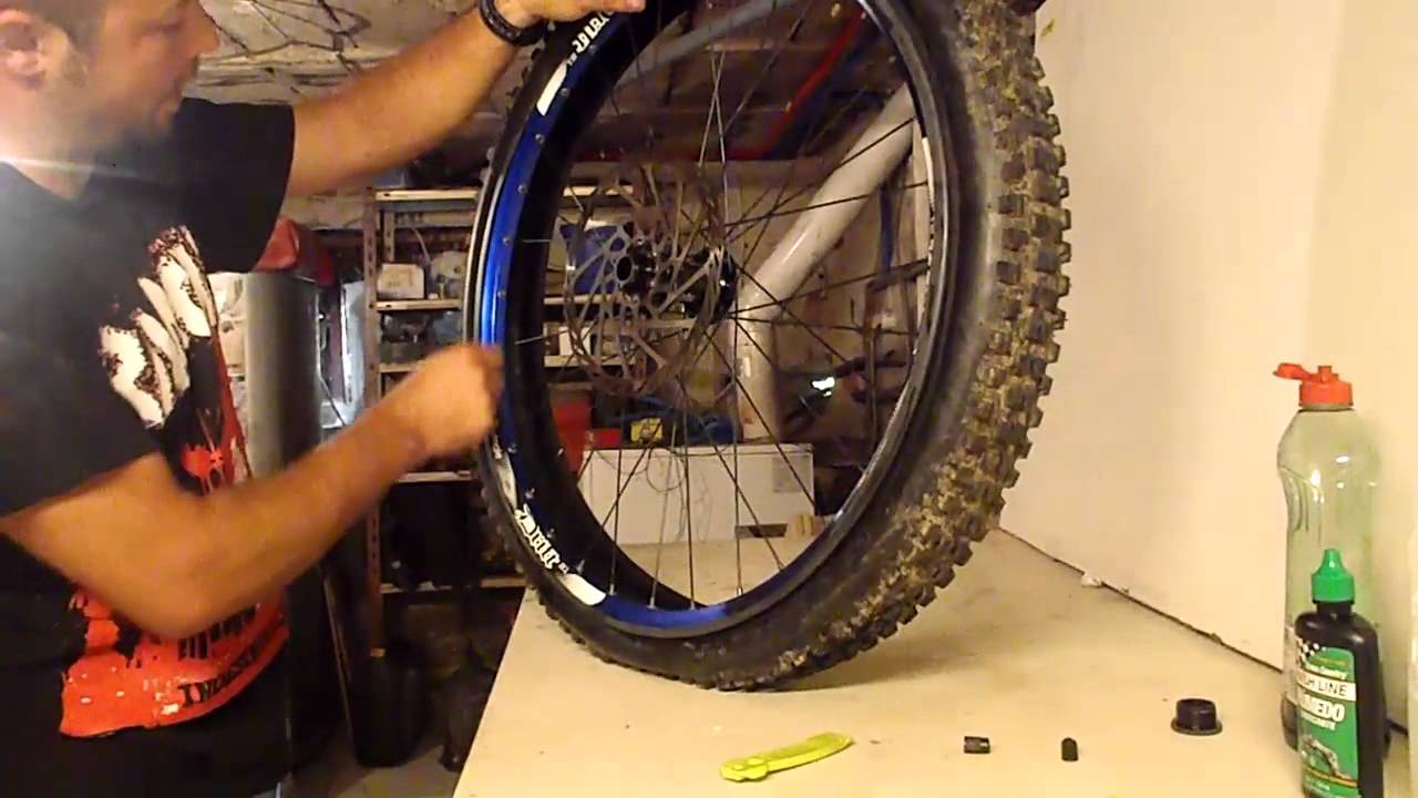 Tubeless casero para bici de montaña.
