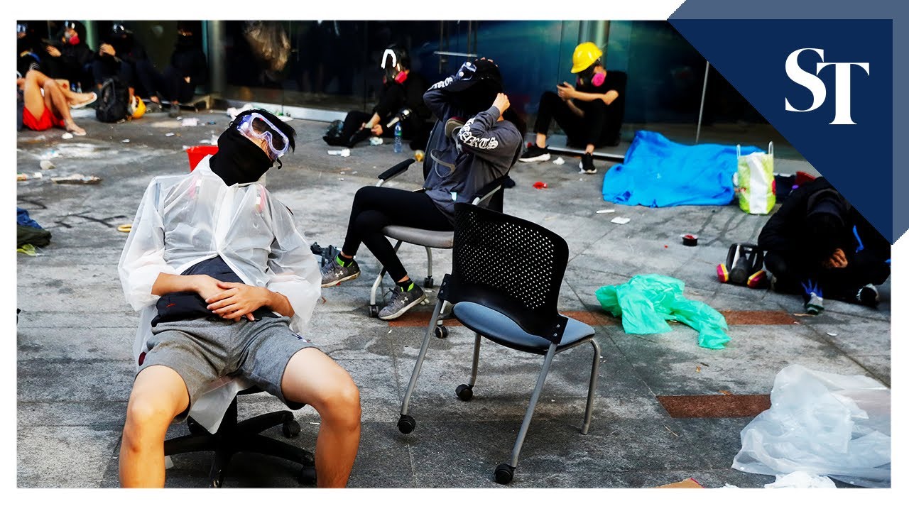 Arrests and dramatic escapes at Hong Kong's under-siege university