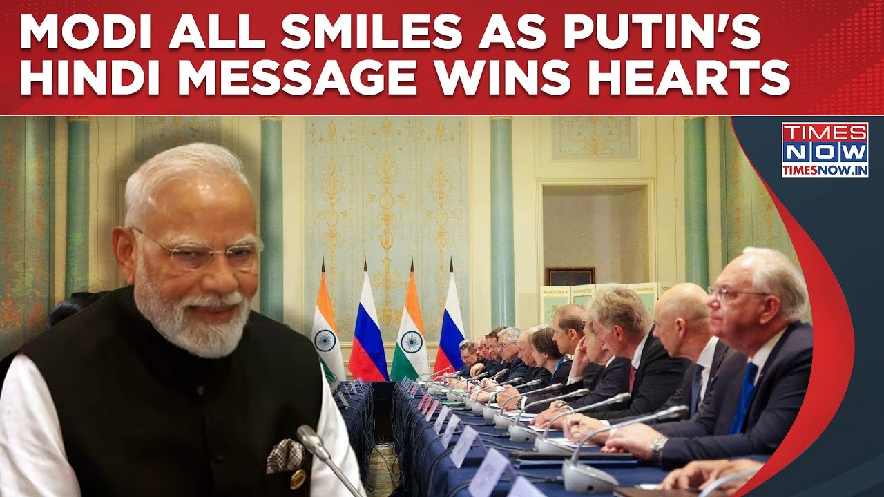 Putin's Message In Hindi Wins Modi's Heart At SCO As Russian President Ditches English| Watch