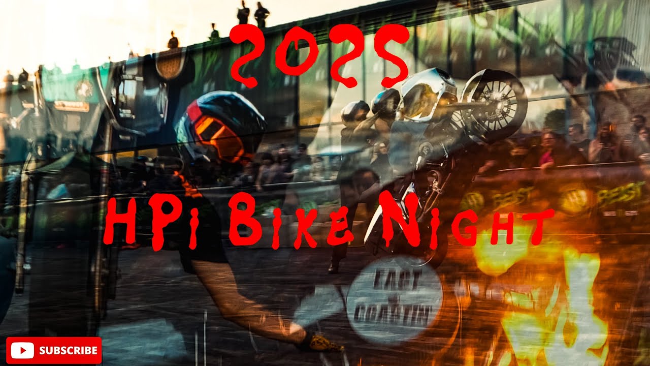 HPi BikeNight25 - (Burnout Wars for Harleys) fires, close calls, destruction