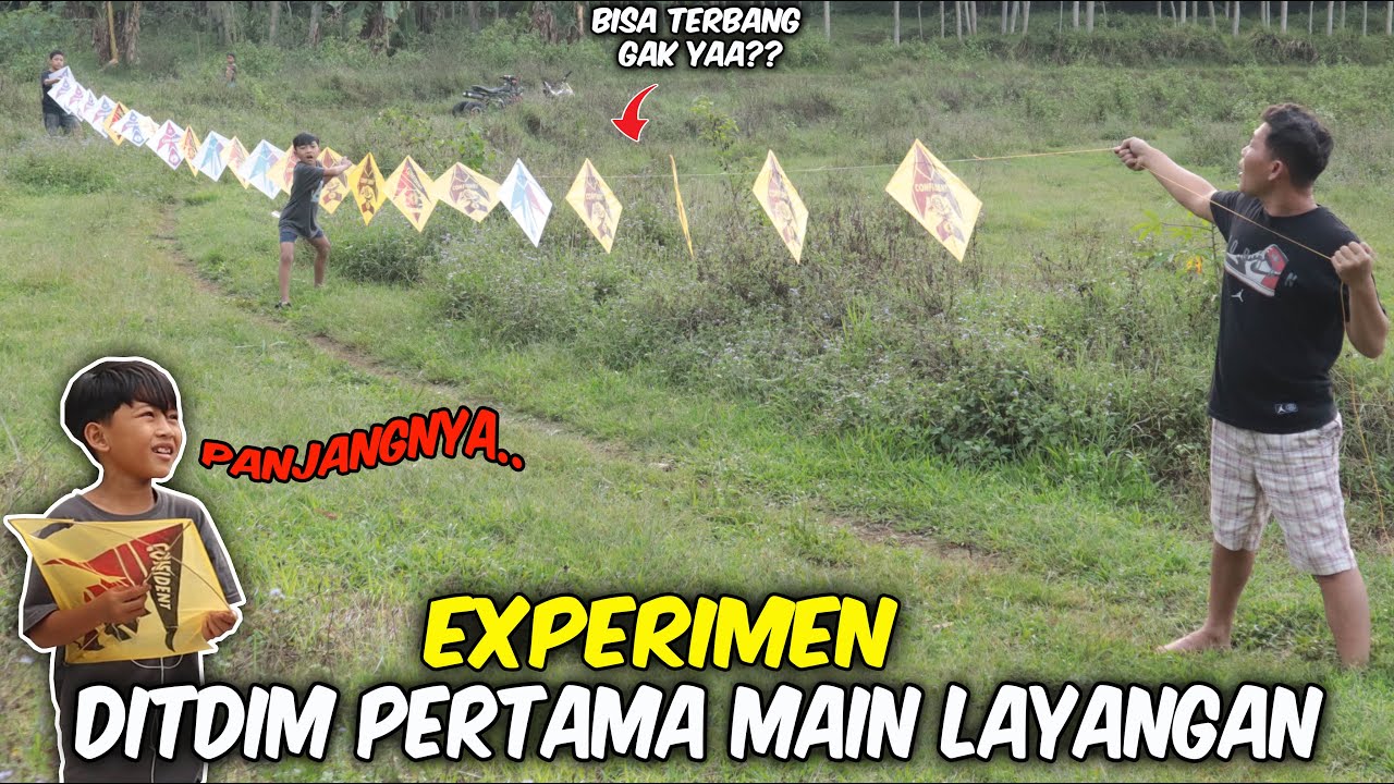 PERTAMA DITDIM MAIN LAYANGAN PANJANG, DIMAS NAIKIN LAYANGAN PAKAI TRAIL DAN ATV, APA BISA TERBANG??