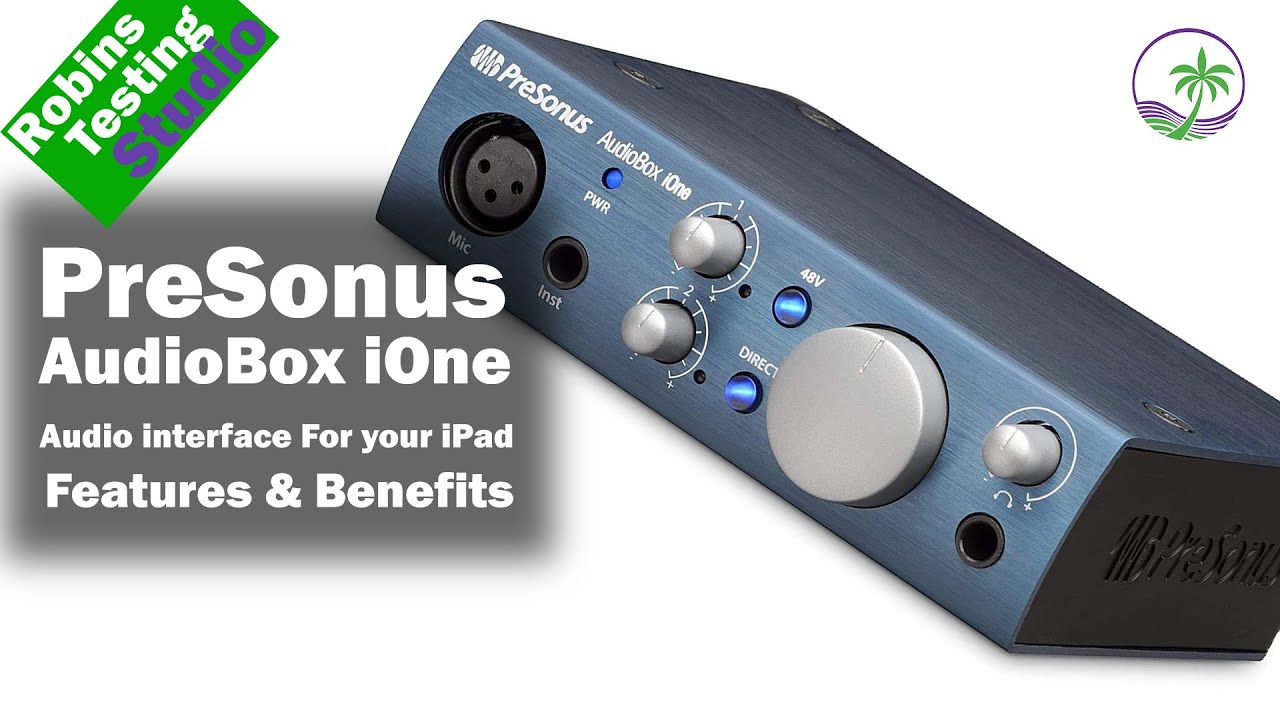 PreSonus AUDIOBOX iONE: записывайте что угодно, где угодно. Лучший друг певца и автора песен.