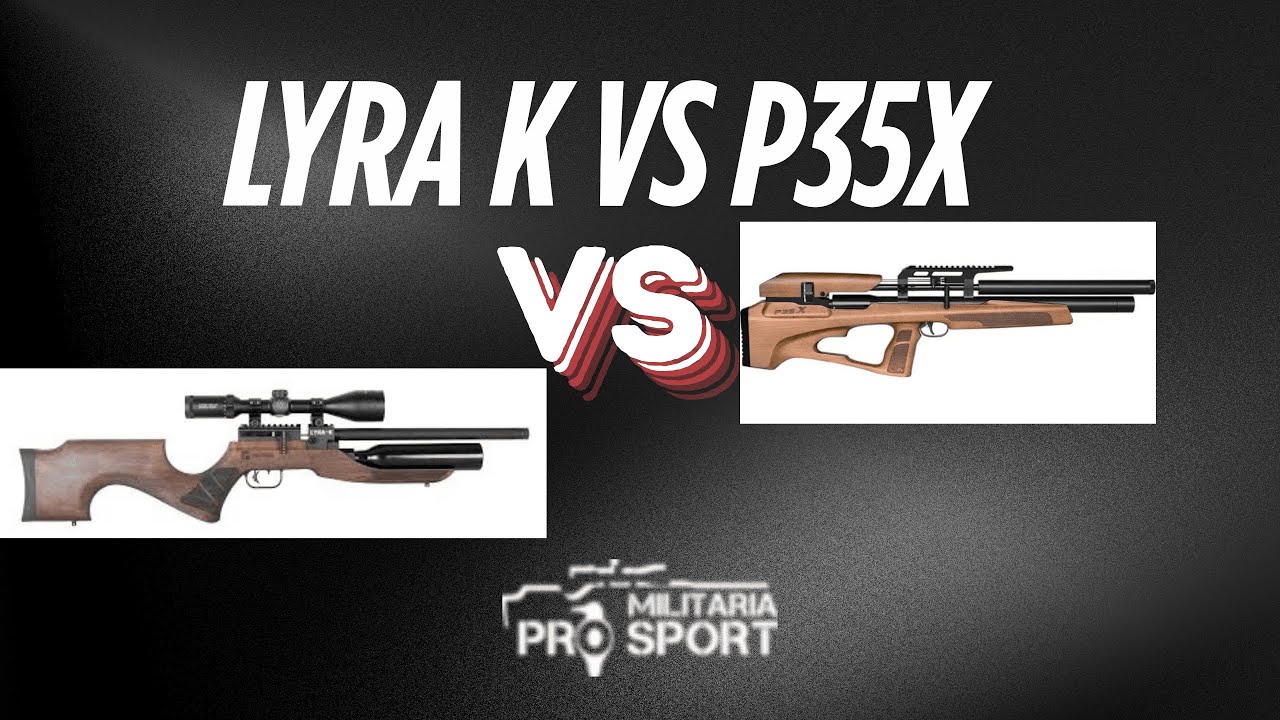 Wiatrówka PCP Reximex LYRA K 4,5 mm VS Artemis P35 X Turcja VS Chiny