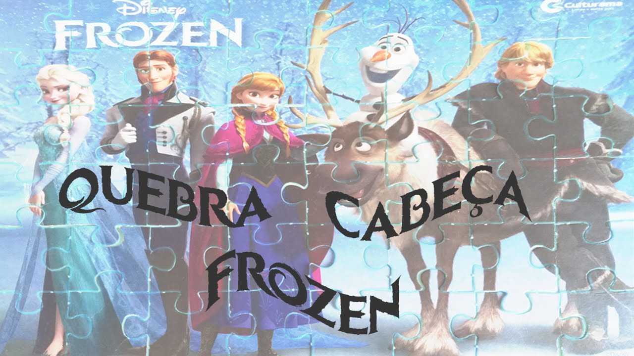 Quebra-Cabe&ccedil;a Frozen 48 pe&ccedil;as!