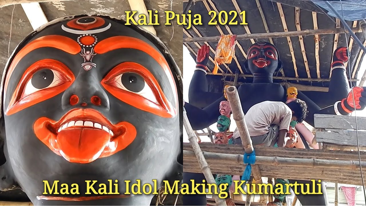 Maa Kali Idol Making 2021 | Kumartuli | Kali Puja 2021 | Kolkata.
