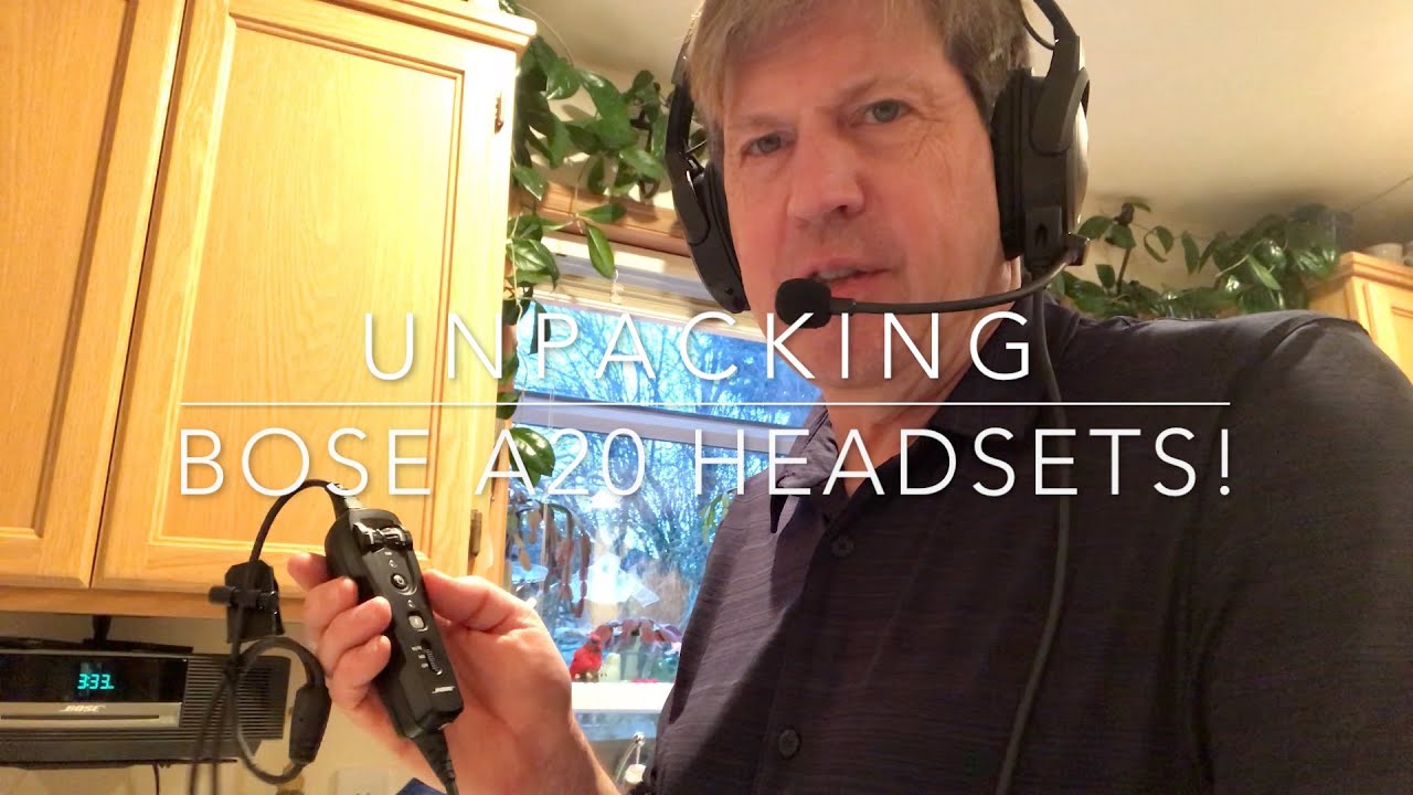 Yippie!!! Bose A20 Aviation Headset - Unboxing and Setup
