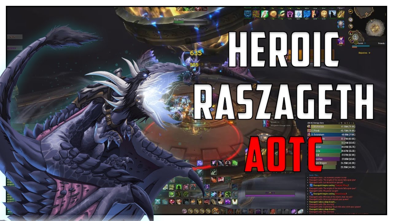 WoW Dragonflight - Restart -  Heroic Raszageth AOTC - PERFECT PULL
