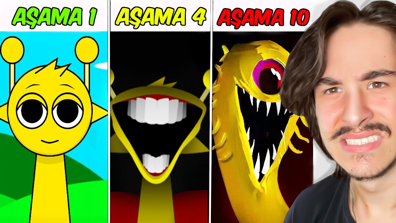 TÜM AŞAMALARI AÇTIM (Sprunki 1-10)