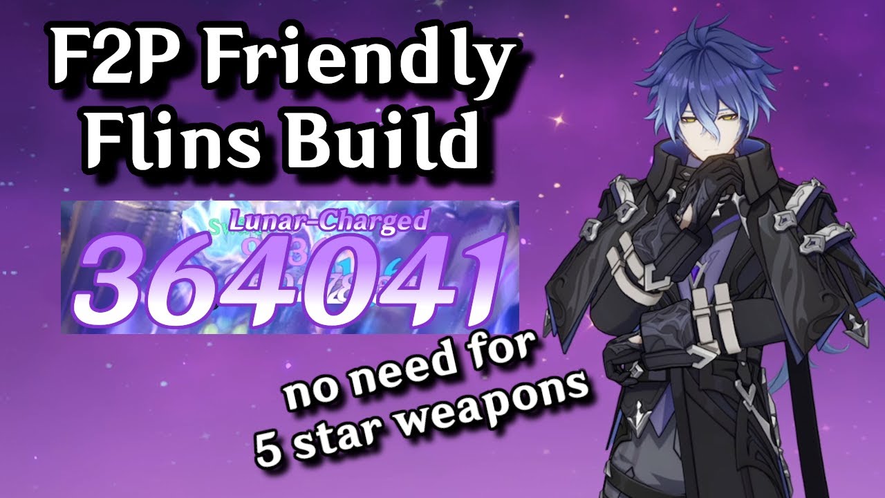 F2P Flins Build! SHOCKING Damage Without Bennett! | Genshin Impact
