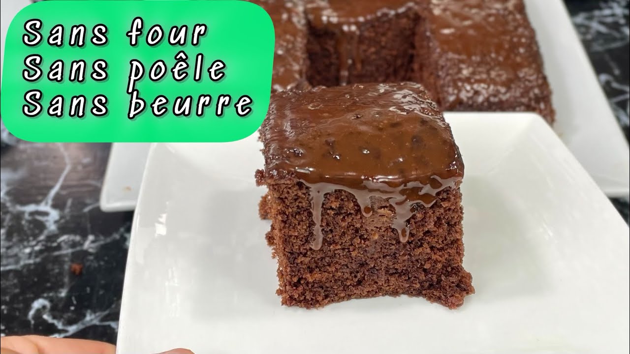 G&Acirc;TEAU TOUT CHOCOLAT EN 5MIN 🍫 Sans four, Sans po&ecirc;le, Sans beurre !
