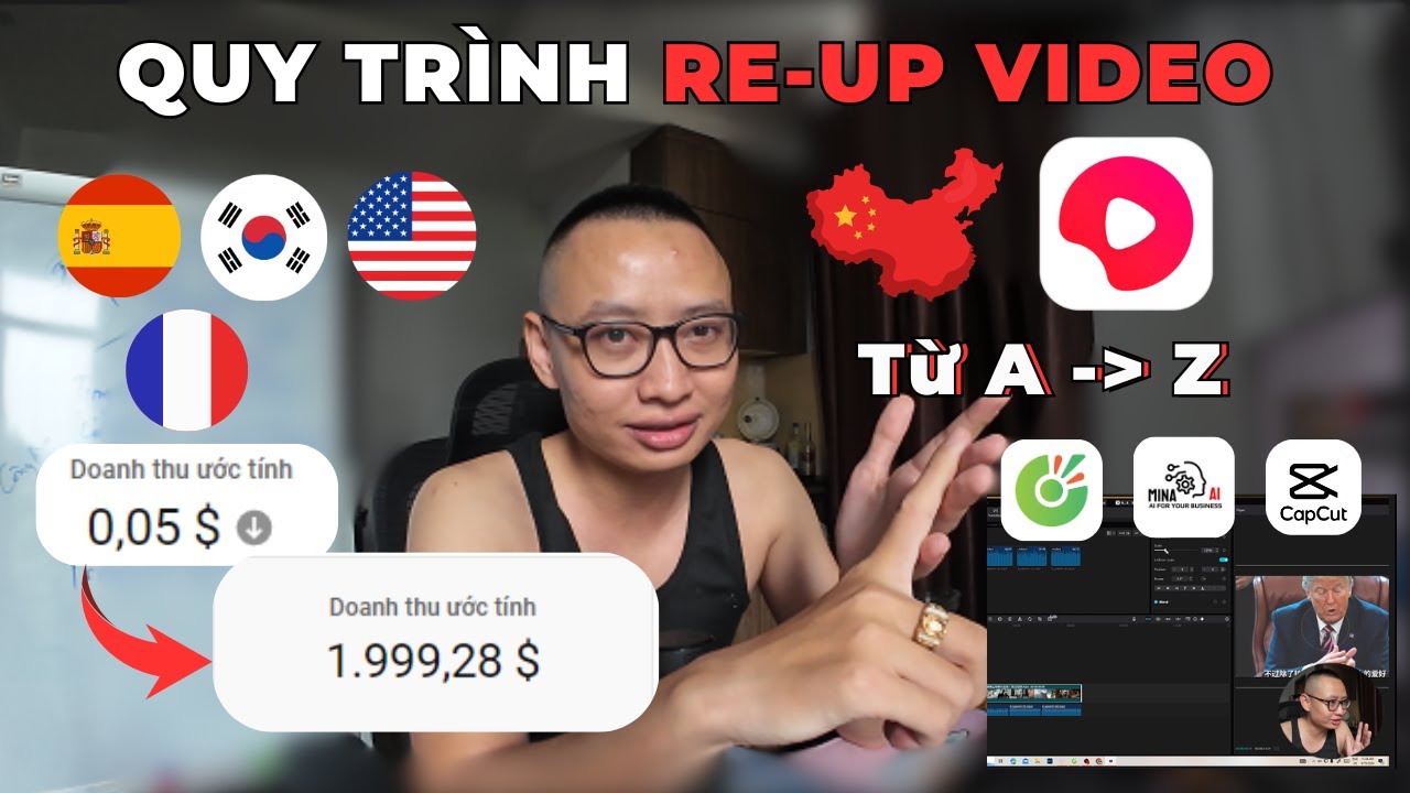 Quy Trình ReUp video từ A - Z trên iXigua ! Chuyển ĐA NGÔN NGỮ bằng AI | HƯNG CREATOR