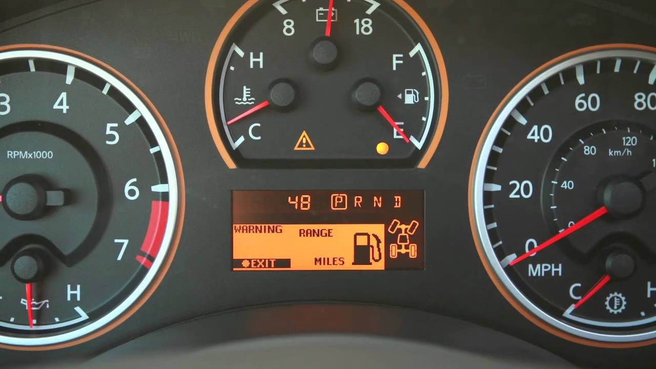 2014 Nissan Armada -  Vehicle Information Display