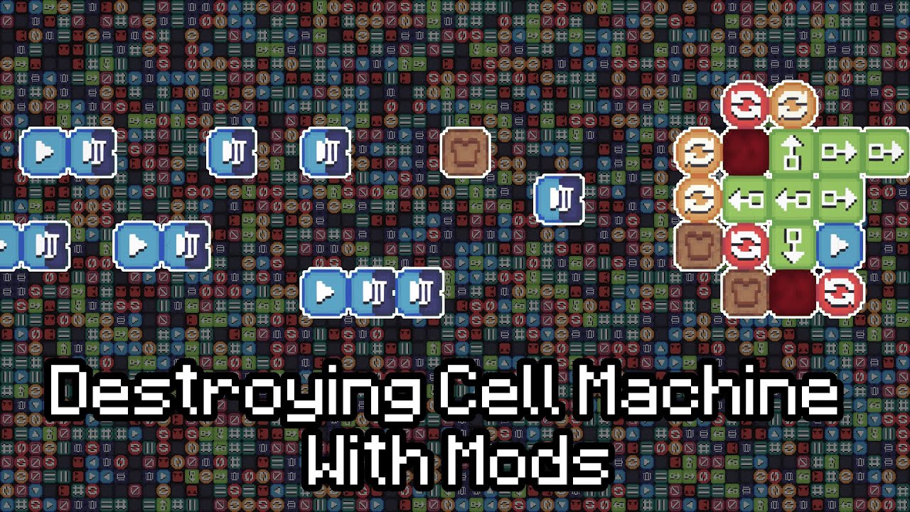 Destroying Cell Machine Indev With Modded Cells