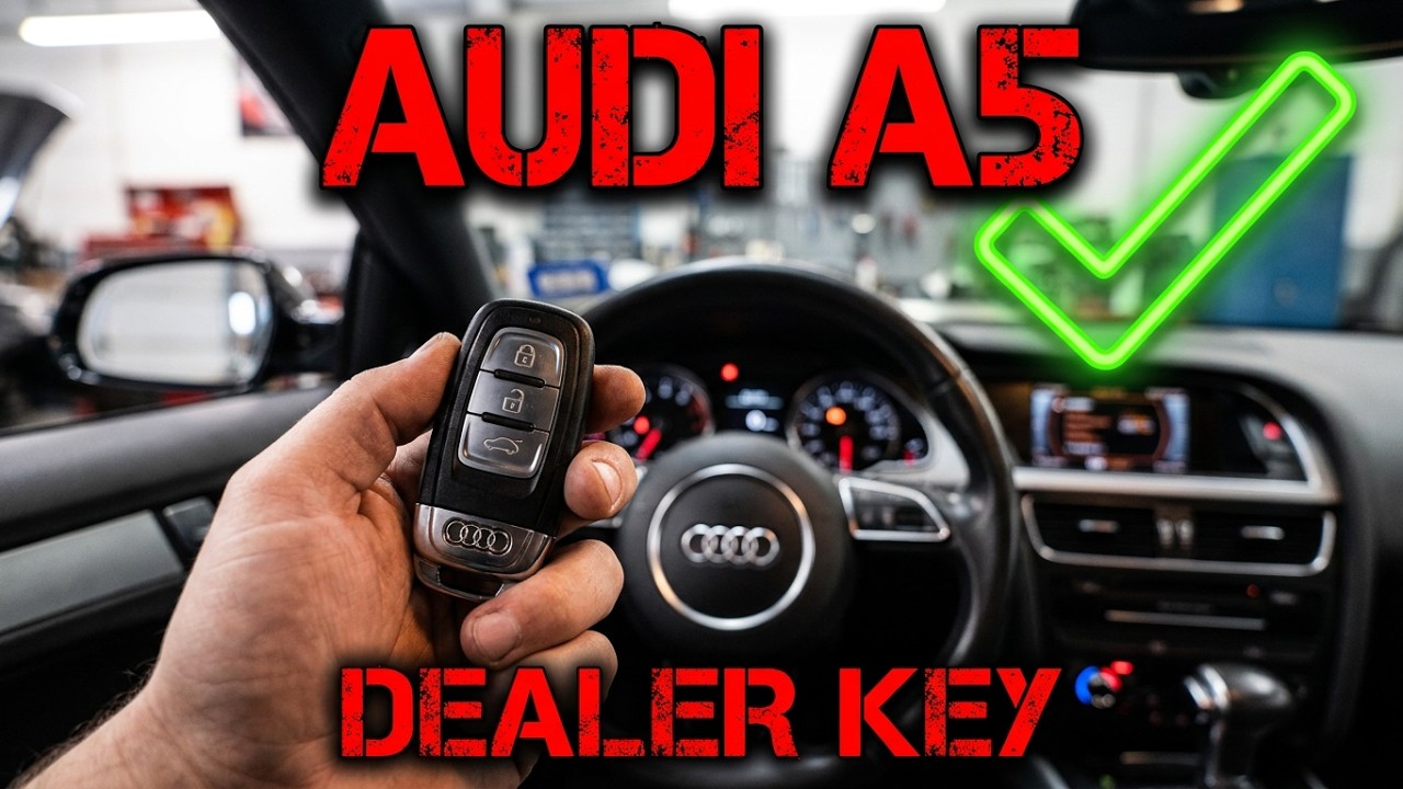 AUDI A5 MAKING DEALER KEY 2016