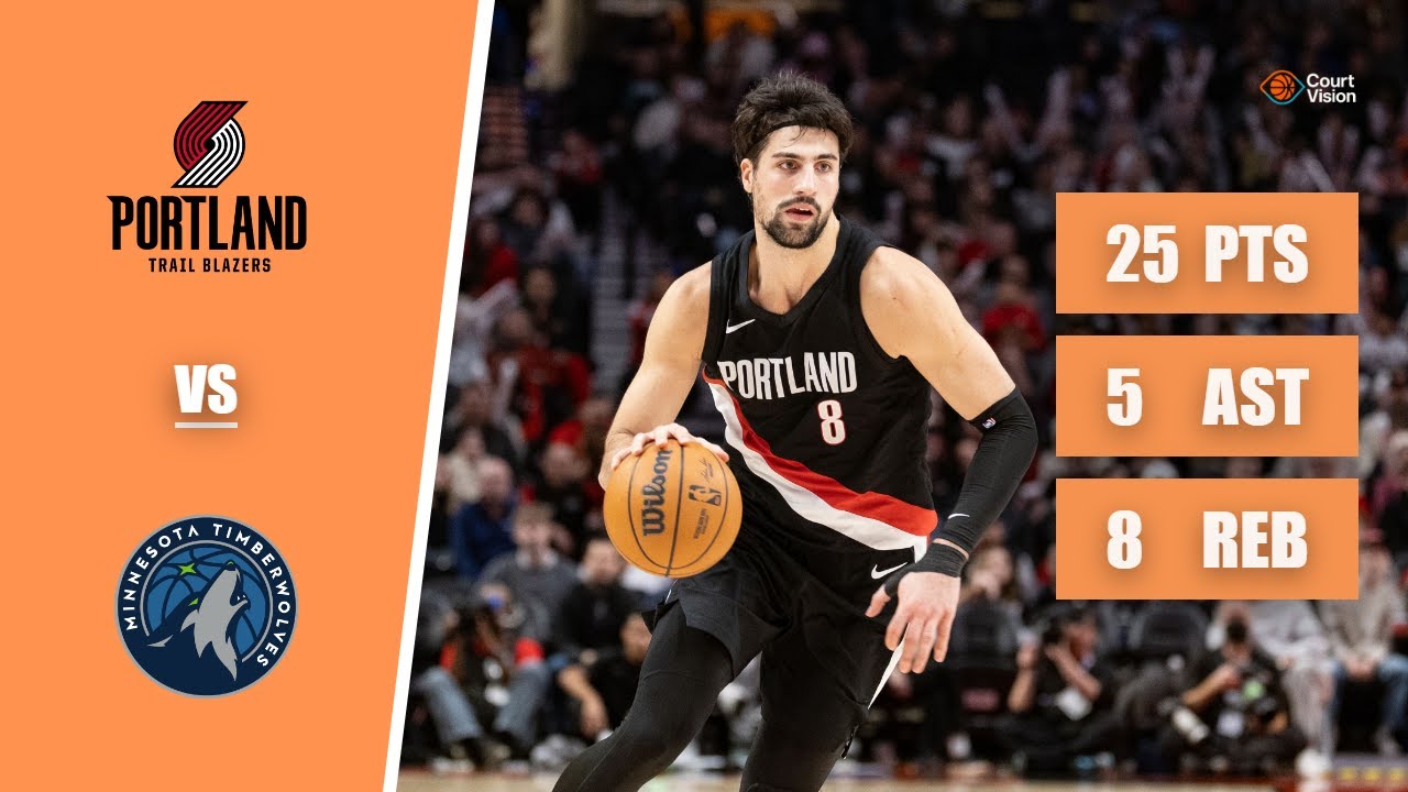 Deni Avdija - 25 Points, 5 Assists, 8 Rebounds vs Timberwolves - 2025-26 Regular Season