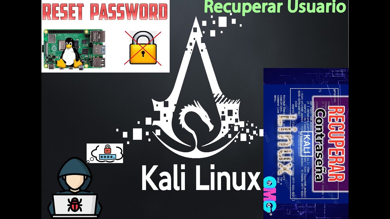 Como Recupero Mi  User y Password En #Kali #Linux Purple 2023